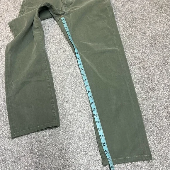 Frame Jeans Mens 31x26 Green L Homme Slim Wash Military Stretch Pants Denim - Picture 2 of 11